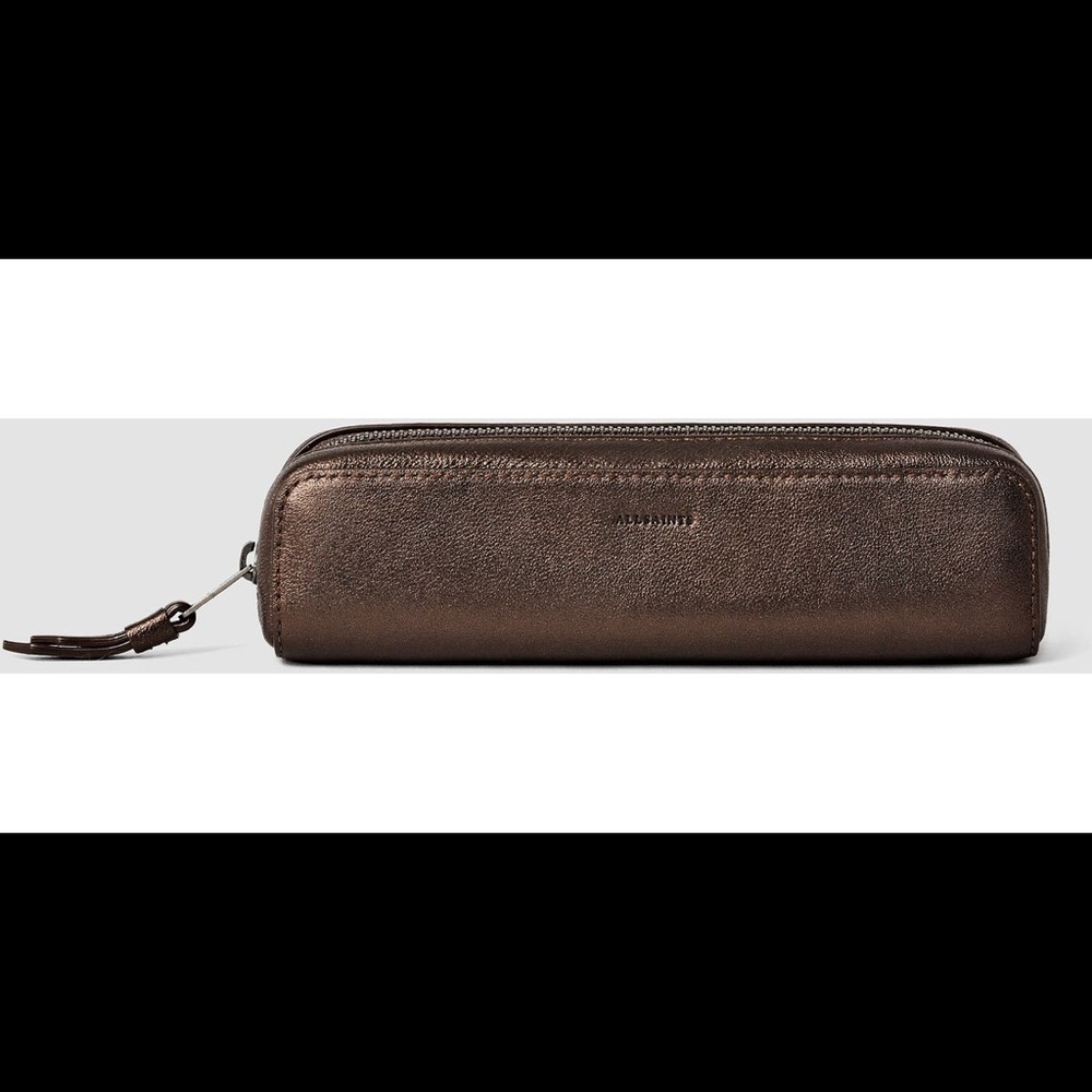 All Saints Fleur de Lis Leather Mini Pencil